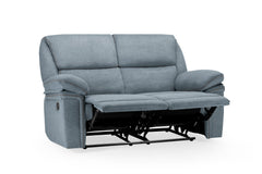 Elio Recliner Fabric 2 Seater Sofa - Grey