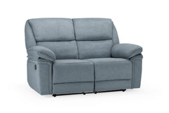 Elio Recliner Fabric 2 Seater Sofa - Grey