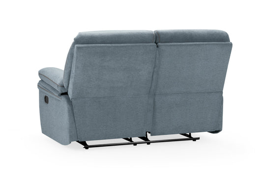 Elio Recliner Fabric 2 Seater Sofa - Grey