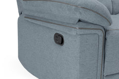 Elio Recliner Fabric 2 Seater Sofa - Grey