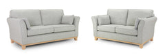 Ells Sofa 3+2 Seater  - Grey