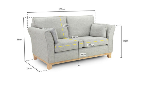 Ells Sofa Set - Grey