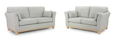 Ells Sofa Set - Grey