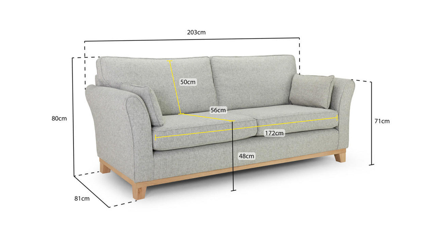 Ells Sofa Set - Grey