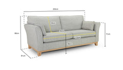 Ells Sofa Set - Grey