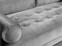 Emma Plush Footstool Sofa