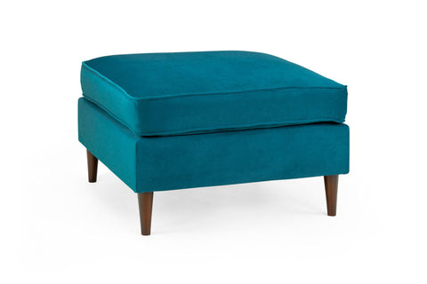 Emma Plush Footstool Sofa