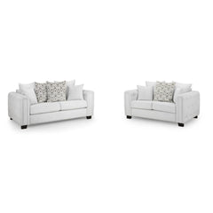 Evins Sofa 2 Seater Light  - Grey