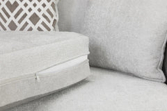 Evins Sofa 2 Seater Light  - Grey