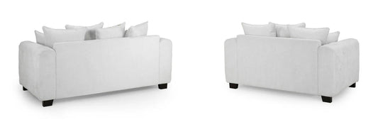 Evins Sofa 3+2 Seater Light  - Grey