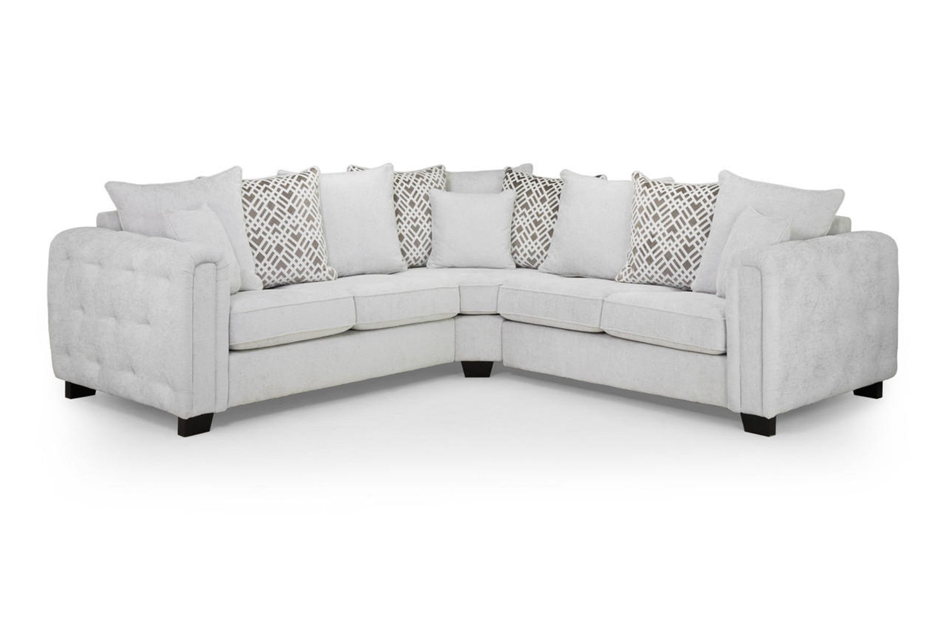 Evins Sofa Set - Light Grey