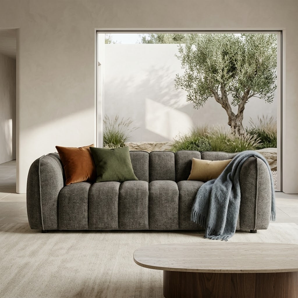 Venice 3+2+1 Sofa - Mocha