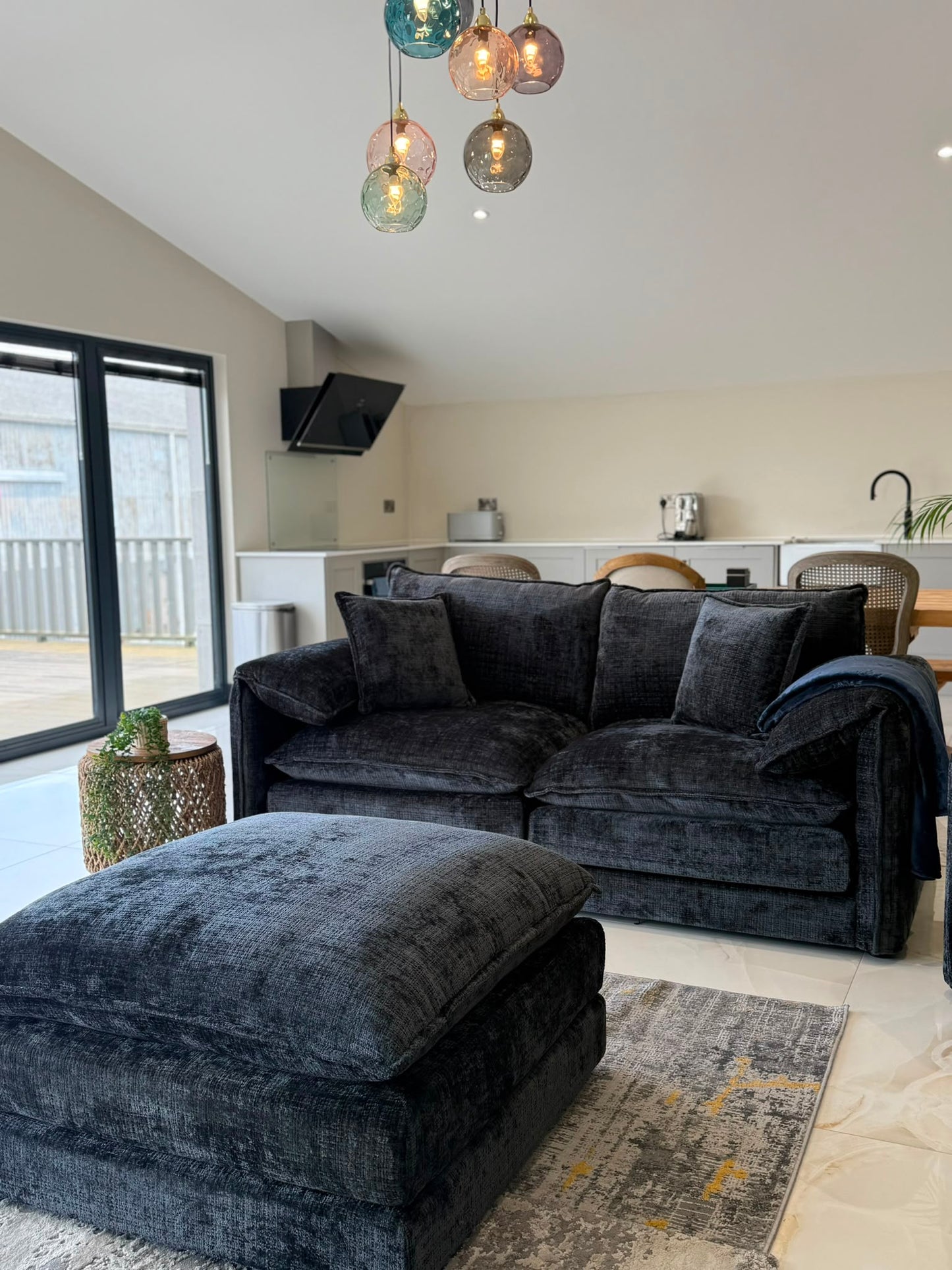 Solaya 3 Seater Sofa - Black