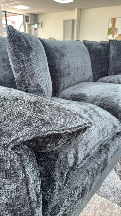 Solaya Corner Sofa - Black
