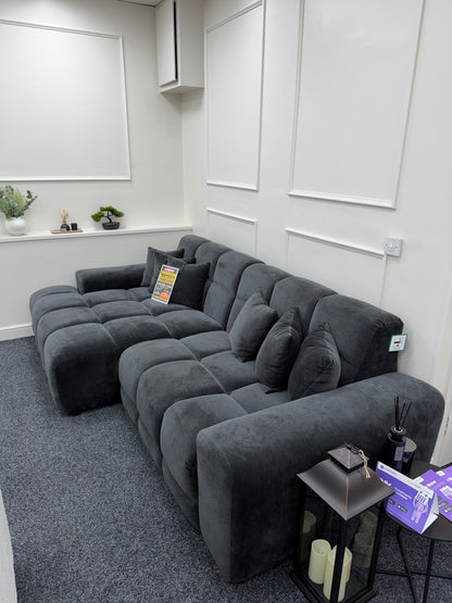 Jacob Sofa Charcoal Left Hand - EX DISPLAY