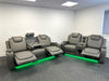 Tuscany 3+2 Electric Entertainment Recliner Sofa - Grey