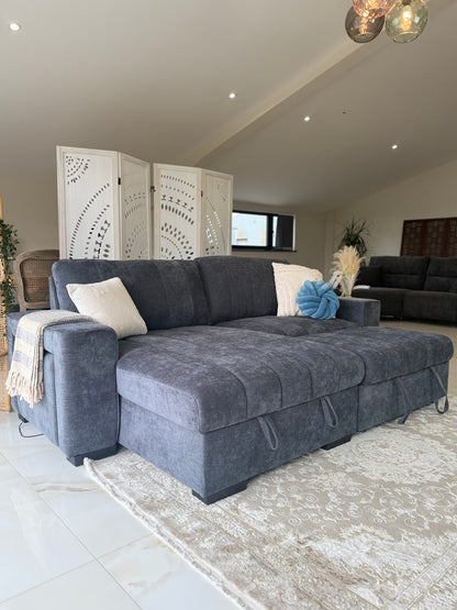 Franklin Universal Storage Sofa Bed With Cupholders & USB/C Charging