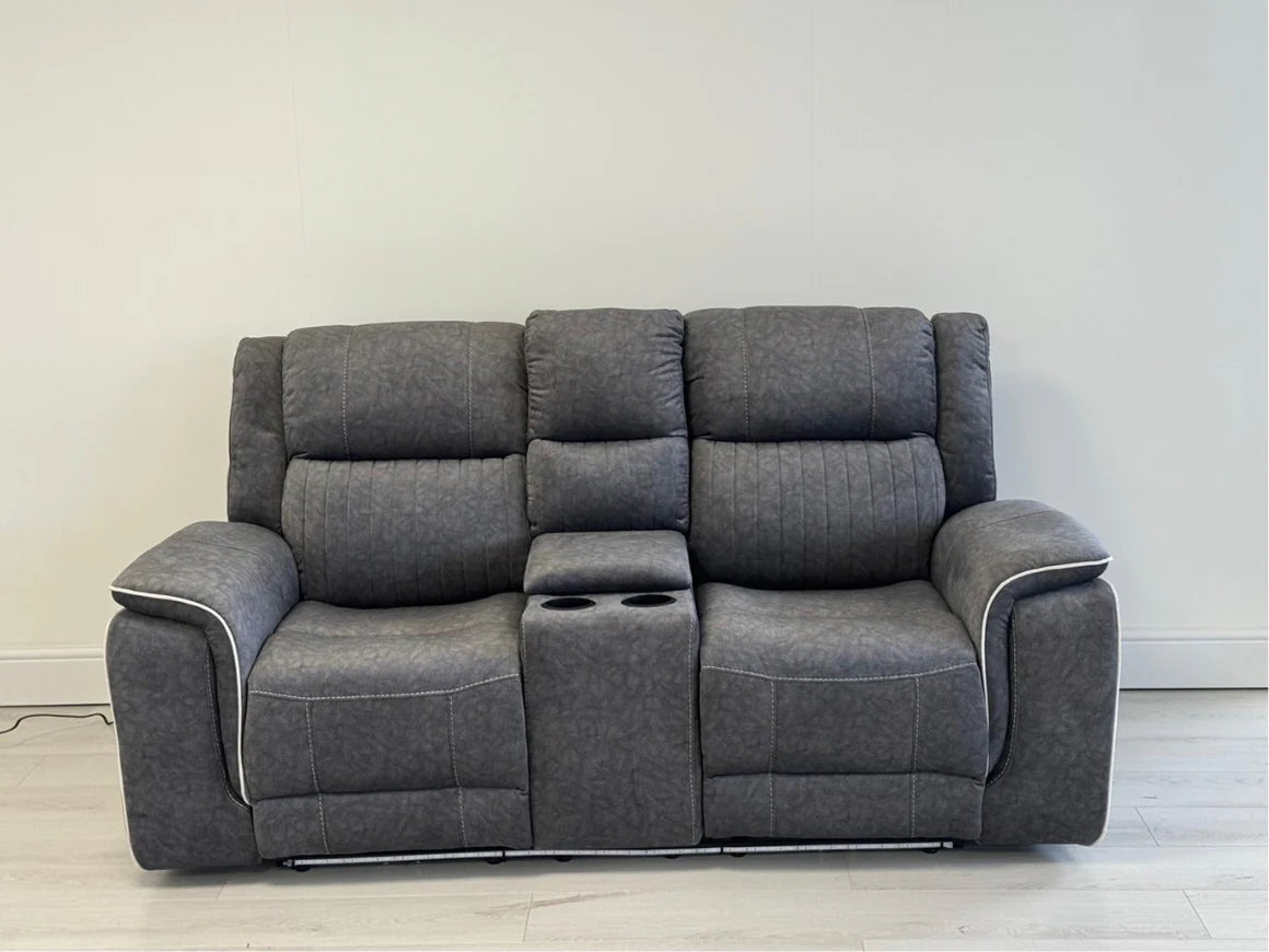 Hannah Electric Recliner 3+2 | Micro Fibre Fabric