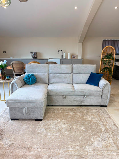 Montrose Universal Storage Sofa Bed - Silver