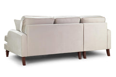 Fabiola Left Hand Facing Corner Sofa - Beige