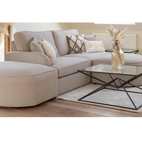 Farlow 3 Seater Sofa Set - Beige