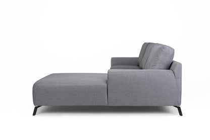 Firago Left Hand Corner Sofa - Grey