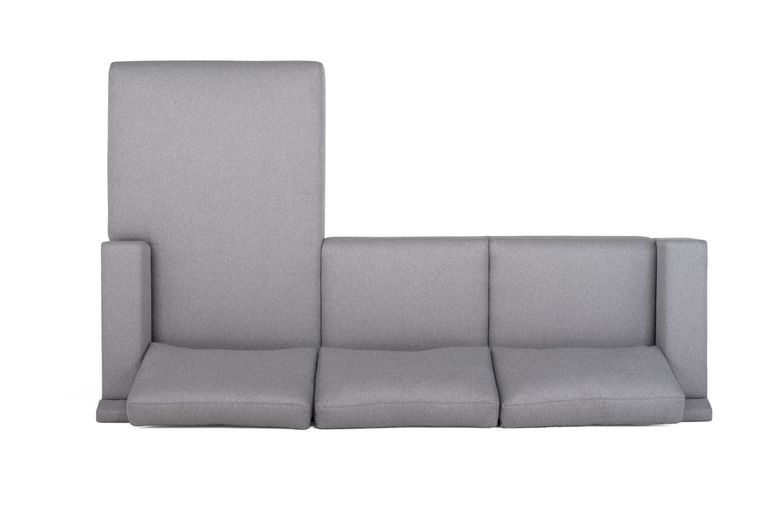 Firago Left Hand Corner Sofa - Grey