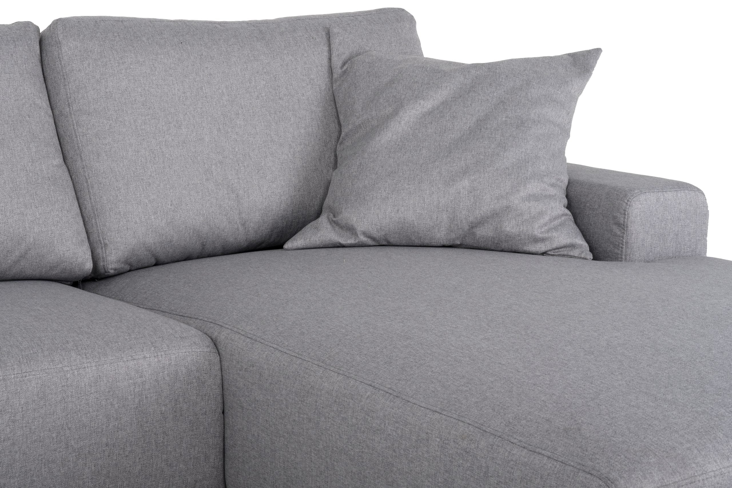 Firago Left Hand Corner Sofa - Grey