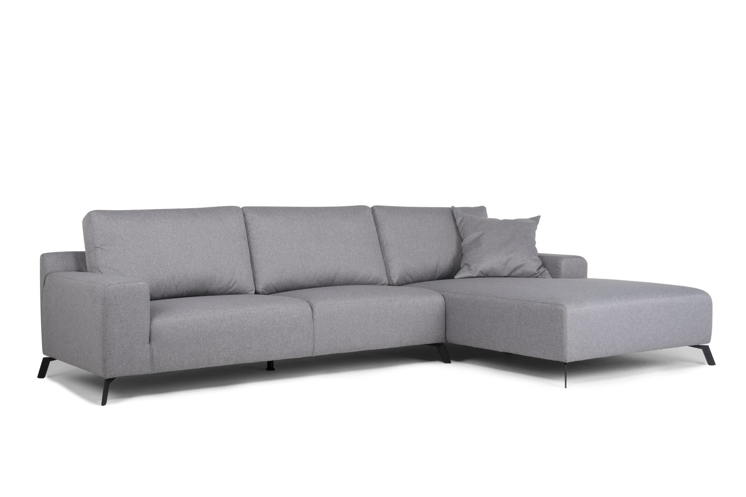 Firago Right Hand Corner Sofa - Grey