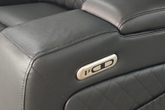 Florence Cinema 3 Seater Sofa - Black