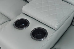 Florence Cinema 3 Seater Sofa - Grey