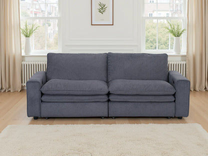 Florence Cloud Electric Seat Extension Sofa Bed - Grey