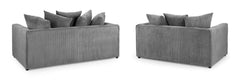 Florus Sofa Set  - Grey