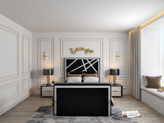 Forsman Upholstered Soft Velvet Electric Tv Bed Frame