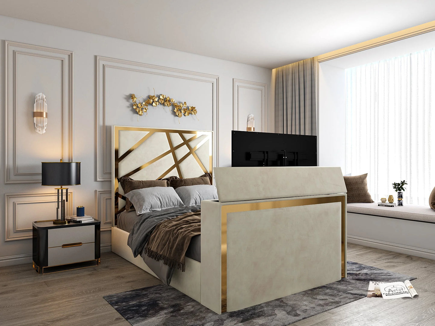 Forsman Electric Tv Bed Frame