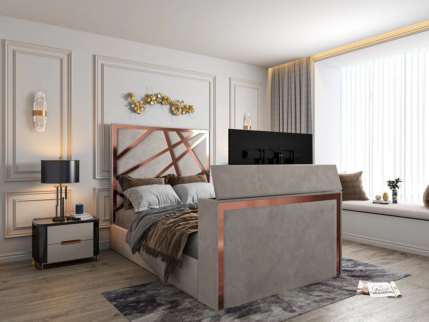 Forsman Electric Tv Bed Frame