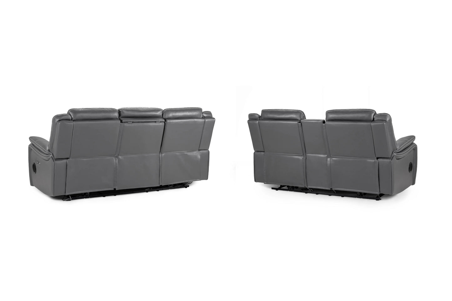 Galaxy Tech Electric Recliner 3+2 Sofa - Grey