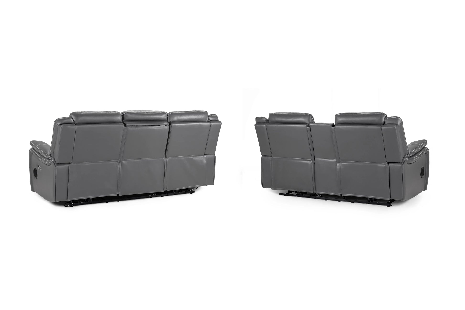Galaxy Tech Electric Recliner 3+2 Sofa - Grey