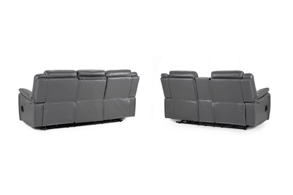 Galaxy Tech Electric Recliner 3+2 Sofa - Grey