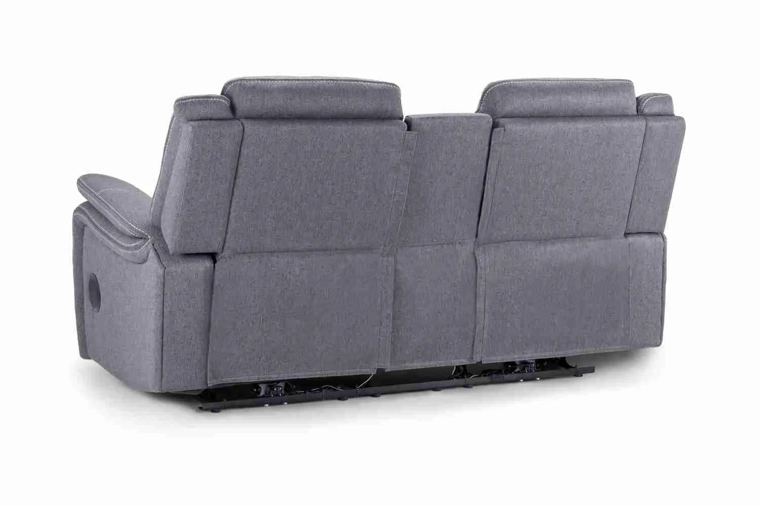 Galaxy Tech Fabric 3+2 Seater Sofa - Grey