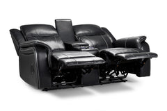 Galaxy Tech Recliner Leather 2 Seater Sofa