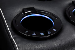 Galaxy Tech Recliner Leather 2 Seater Sofa