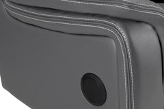 Galaxy Tech Recliner Leather 2 Seater Sofa