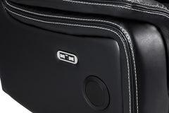 Galaxy Tech Recliner Leather 3 Seater