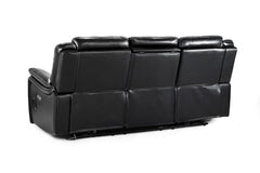 Galaxy Tech Recliner Leather 3 Seater