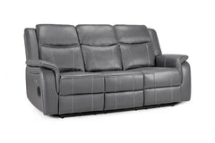 Galaxy Tech Recliner Leather 3 Seater
