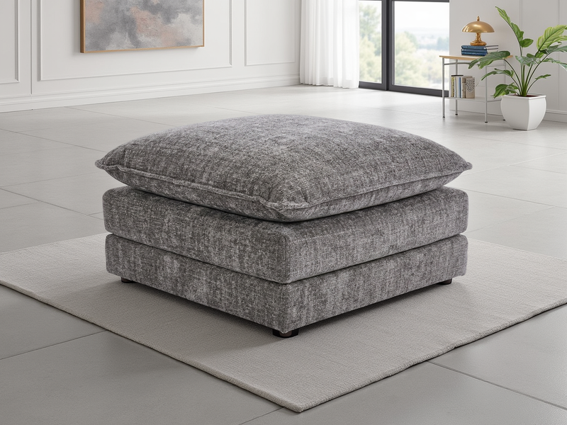Solaya Sofa Grey Footstool