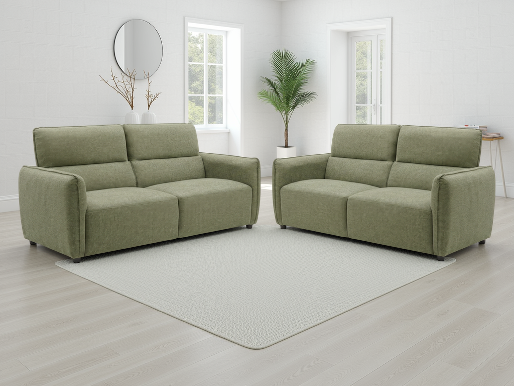 Ascot Green  3+2 Seater Sofa Set
