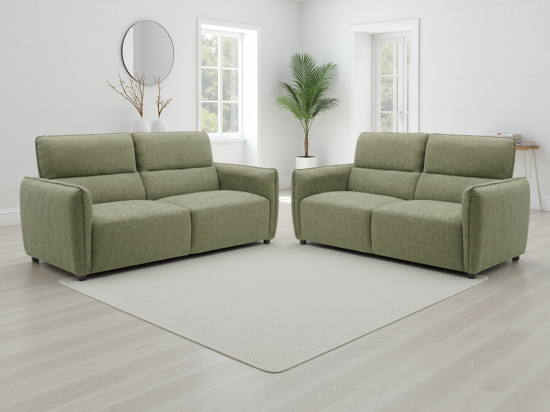 Ascot Green  3+2 Seater Sofa Set