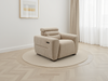 Tokyo Electric Recliner Beige Armchair